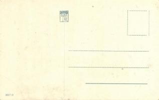 Tag einer Tänzerin. 2. Das neue Kleid; Silhouette art postcard s: Manni Grosze