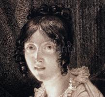 cca 1790 Madame Barbier Walbonne, él&#232;ve de Garat. Jean Godefroy (1771-1839) rézmetsző első ...