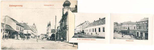 Zalaegerszeg, Vármegyeház tér, leporellocard