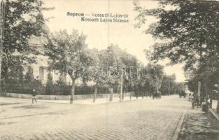 Sopron, Kossuth Lajos út, kiadja Blum Náthán és fia (EK)