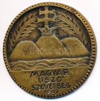 Göröntsér Greff Lajos (1888-1976) / Ludvig 1935. "Magyar Úszó Szövetség 1907 / 1935 Vízipóló Kupa III." Br díjérem (41mm) T:2