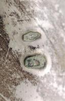 Ezüst (Ag.) kis tálka, jelzett, mesterjeggyel, 9×9 cm, nettó:37 g