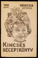 Váncza: Kincses receptkönyv. cca 1920-1940 Receptes könyvecske 100 képpel.