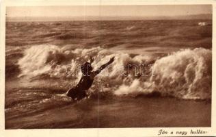 Balaton, hullám (EK)