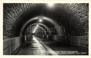Grossglockner, Hochalpenstrasse, Hochtortunnel / mountain, tunnel, interior