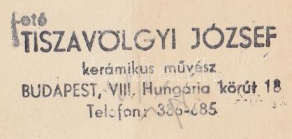 cca 1950 Tiszavölgyi József: Sérült kutyus mentése, pecséttel jelzett fotó, 9x14 cm