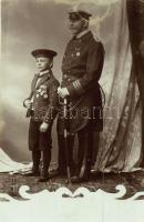 WWI K.u.K. Navy officers, child photo