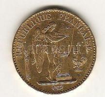 Franciaország 1876.20Fr Au 6,45g T:2