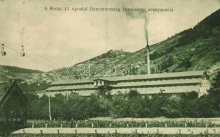 Gurabárza, a Rudai 12 Apostol Bányatársaság aranyzúzója / mine (wet damage)