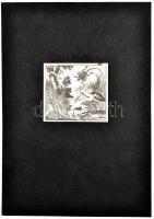 cca 1790 Vízi világ, rézkarc, papír, jelzés nélkül, 9×8 cm