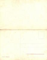 Dunakeszi-Alag, Lóversenytér, kettéhajtható grafikai lap / folding card (19 × 14.5 cm)