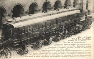 Paris, Hotel des Invalides, Musee de l'Armee, Wagon de l'Armistice / military museum, train, cannon (EK)
