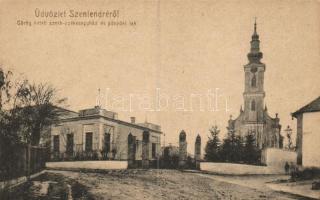 Szentendre, Görög keleti szerb székesegyház és püspöki lak, Divald és Monostory