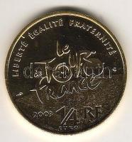 Franciaország 2003. 1/4Euro aranyozott Ag emlékpénz  T:PP