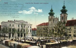 Győr, Lloyd és Szent Benedek rendi templom, piac