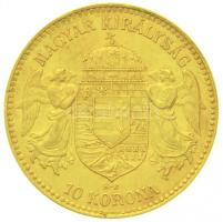 1911KB 10K Au "Ferenc József" (3.4g/0.900) T:2
Hungary 1911. 10 Korona Au "Franz Jose...