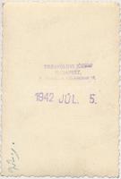 1942. július 5. Tiszavölgyi József felvételei egy balatoni kirándulásról, 11 db fénykép 6x9 cm és 5x...