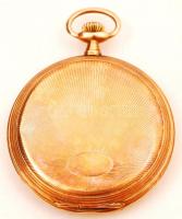 Arany (Au.) 14 K art deco Pacific zsebóra, másodperc mutatós, működő szerkezettel, 15 köves, jelzett...