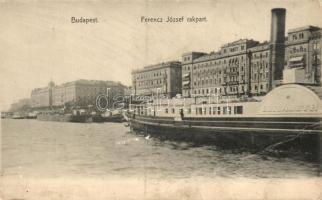 Budapest V. Belgrád rakpart (Ferenc József Rakpart) SS Elisabeth (EB)