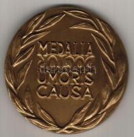 Románia 1984. "Humor Fesztivál - T.C.Vaslui" nagyalakú Br emlékérem díszdobozban T:1