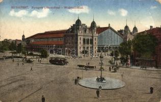 Budapest VI. Nyugati pályaudvar, villamos (EK)