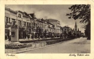 Munkács, Horthy Miklós utca / street (EK)