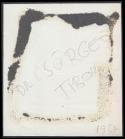 Dr. Csörgeő Tibor (1896-1968): Lányok a strandon, jelzetlen vintage fotó a szerző hagyatékából, 9,5x...