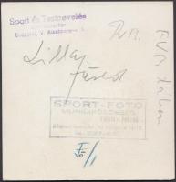 cca 1950 Etényi-Pobuda Sportfotó Munkaközösség: Sport tábor Lillafüreden, publikálva a Sport és Test...