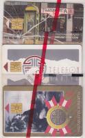 1992 3 db telefonkártya (Vandalism, Silver, Columbus), bontatlan csomagolásban