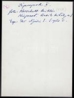 1938 Korschelt Miklós (1900-1982): Jégcsapok, aláírt vintage fotóművészeti alkotás, 23x17 cm