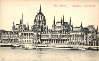 Budapest V. Országház, gőzhajó