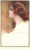 Anna & Gasparini 356-1 Art Deco Italian art postcard s: T. Corbella (EK)