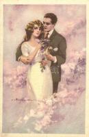 Art Deco Italian art postcard, Anna & Gasparini 543-2 s: T. Corbella
