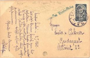 Art Deco Italian art postcard s: Lenhart