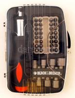Black&Decker csavarhúzó készlet, eredeti dobozában, két csavarhúzófej hiányzik