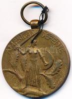 Amerikai Egyesült Államok 1941. "Amerikai Védelmi Szolgálatért Érem" Br kitüntetés mellszalag nélkül T:2- USA 1941. "American Defense Service Medal" Br decoration without ribbon C:VF