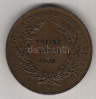 1909. "Budapesti Férfiszabók Ipartestülete" Br plakett T:2