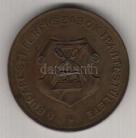 1909. "Budapesti Férfiszabók Ipartestülete" Br plakett T:2
