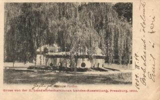 1902 Pozsony, Pavillon, II. Landwirtschaftlichen Landesausstellung / Agricultural Exhibition (EB)