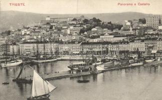 Trieste, port, castle