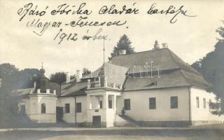 1912 Magyarfenes, Oláhfenes, Vlaha; Báró Jósika Aladár kastélya / castle, photo