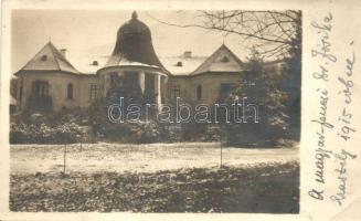 1915 Magyarfenes, Oláhfenes, Vlaha; Báró Jósika Aladár kastélya / castle, photo (EK)