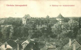 Borosjenő, Ineu; Rákóczi-vár madártávlatból; kiadja Kerpel Izsó / castle (Rb)