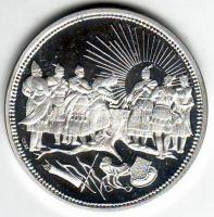 1996. "Millecentenárium" Ag 11,9g T:PP Díszdobozban, tanúsítvánnyal
