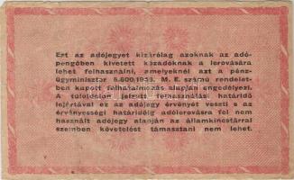 1946. 1000.000Adópengő sorszám utolsó számjegye erősen felfelé csúszva + papírhiba T:III