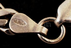 Ezüst (Ag.) karkötő, jelzett, h: 19cm, nettó: 4.4 g