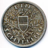 Ausztria 1925. 1Sch Ag T:2,2- Austria 1925. 1 Schilling Ag C:XF,VF