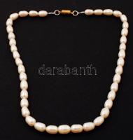 Gyöngysor nyaklánc, h: 40 cm
