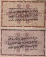 1946. 100.000Adópengő (2x) mindkét példányon erős papírráncok T:II/III+