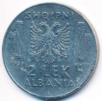 Albánia/Olasz megszállás 1939R 2L T:2
Albania/Italian occupation 1939R 2 Lek C:XF
Krause KM#32